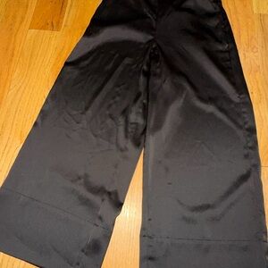 Zara Charcoal Satin Trousers